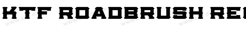 KTF Roadbrush Regula字体转换